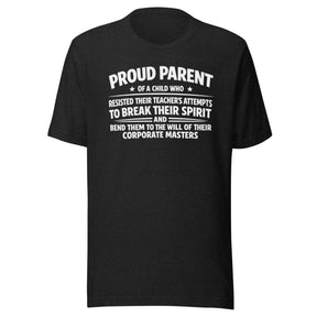 Proud Parent Of A Defiant Student Shirt
