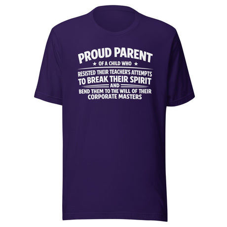 Proud Parent Of A Defiant Student Shirt