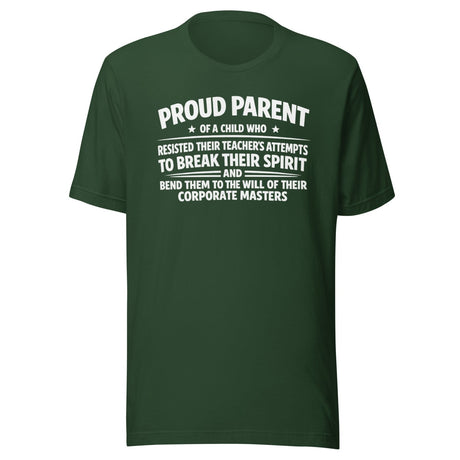 Proud Parent Of A Defiant Student Shirt