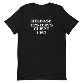 Release Epstein's Client List Shirt