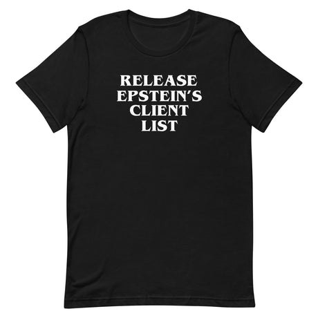 Release Epstein's Client List Shirt