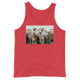 Sheep in Face Masks Premium Tank Top