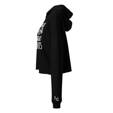 Strong Women Scare Tyrants Women's Crop Hoodie