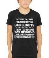 Supporting Gun Rights Youth Shirt