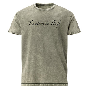 Taxation is Theft Denim Shirt