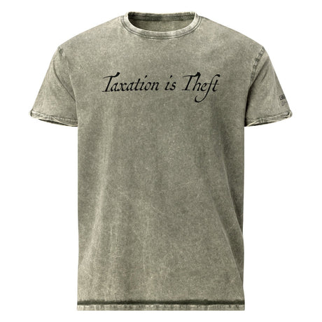Taxation is Theft Denim Shirt