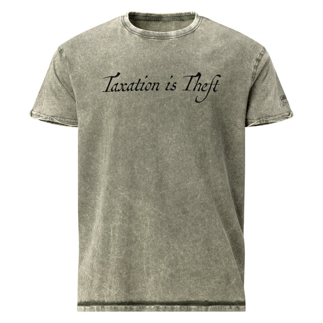 Taxation is Theft Denim Shirt
