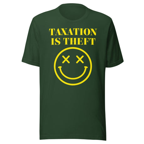 Taxation Is Theft Smiley Shirt