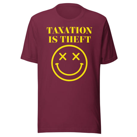 Taxation Is Theft Smiley Shirt