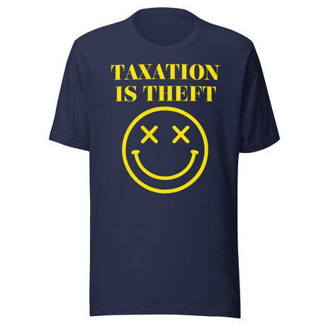 Taxation Is Theft Smiley Shirt