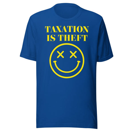 Taxation Is Theft Smiley Shirt