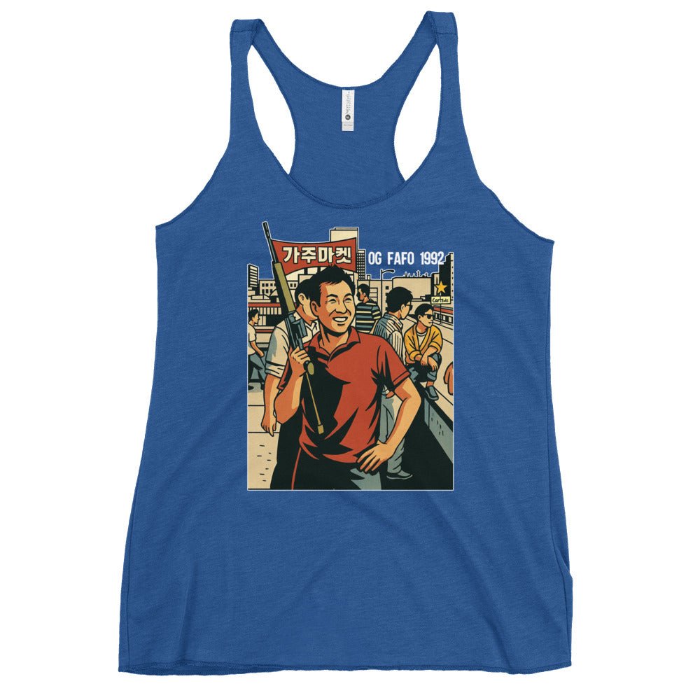 The Rooftop Koreans Women's Racerback Tank Top