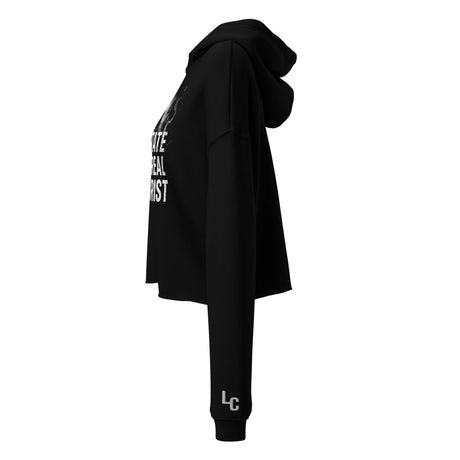 The State is The Real Terrorist Women's Crop Hoodie