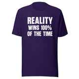 Thomas Sowell Reality Wins 100% Of The Time Shirt