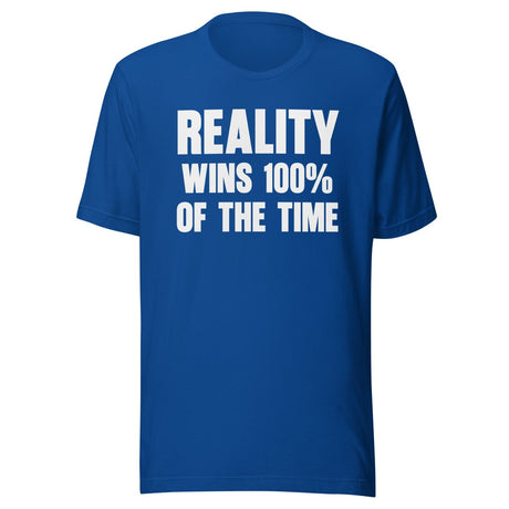 Thomas Sowell Reality Wins 100% Of The Time Shirt