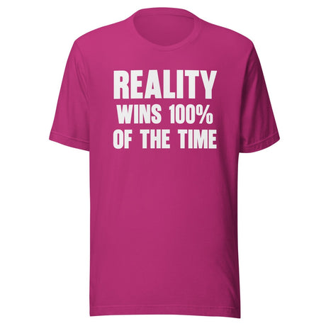 Thomas Sowell Reality Wins 100% Of The Time Shirt