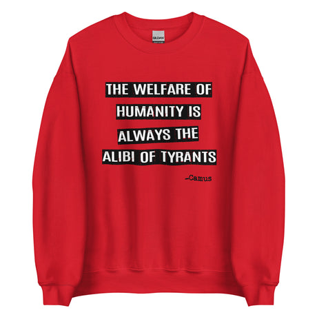 Camus Alibi of Tyrants Sweatshirt