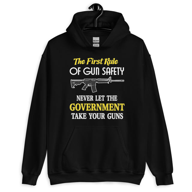 First Rule of Gun Safety Hoodie