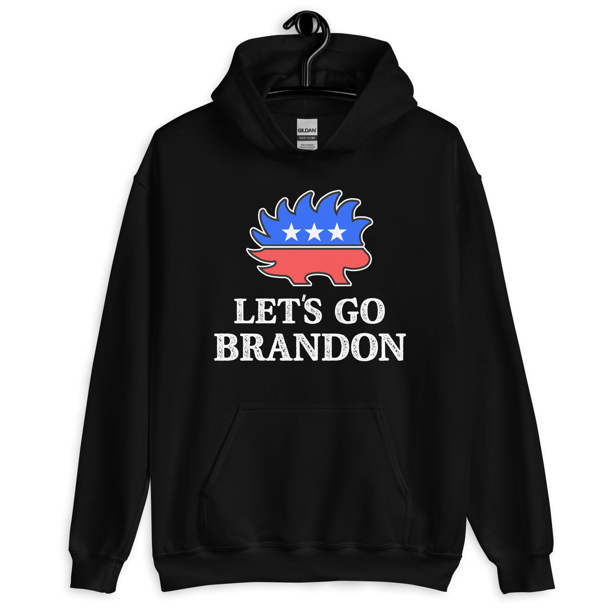 Let's Go Brandon Libertarian Porcupine Hoodie - Libertarian Country