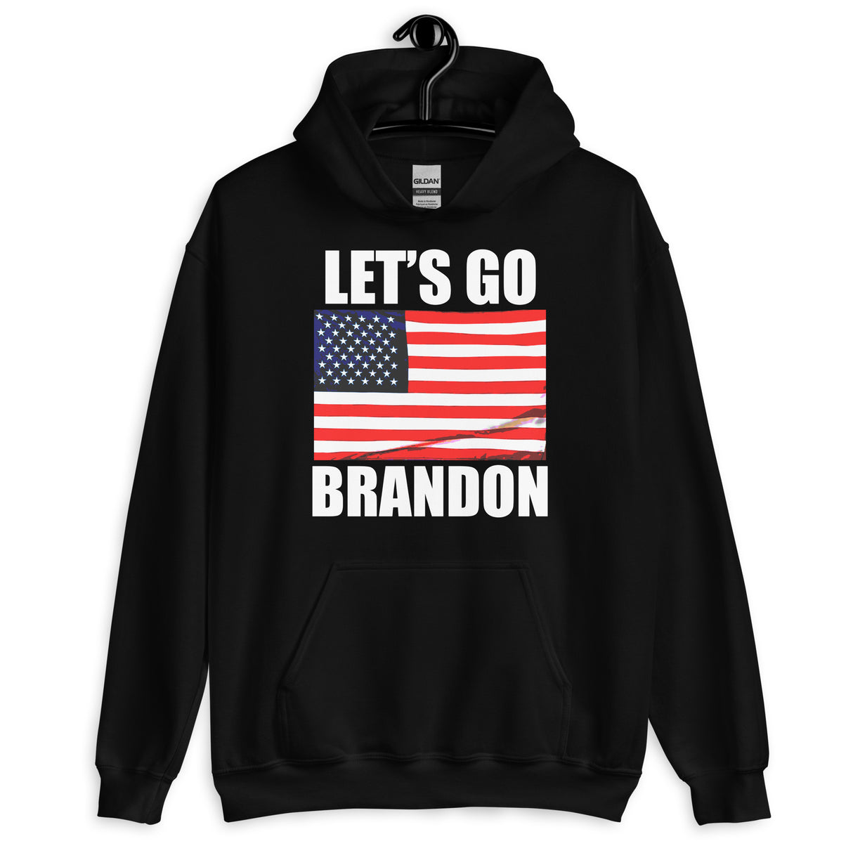 Let's Go Brandon American Flag Hoodie - Libertarian Country