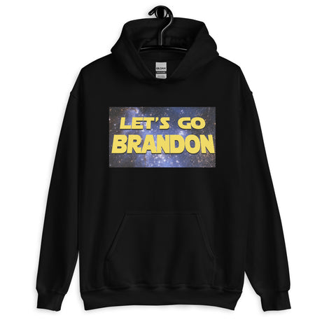 Let's Go Brandon Stars Galaxy Hoodie - Libertarian Country
