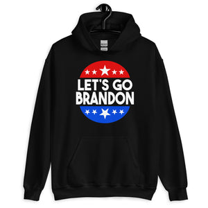 Let's Go Brandon Circle Stars Hoodie - Libertarian Country