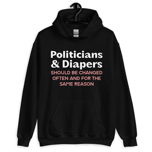 Politicians and Diapers Hoodie