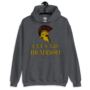 Let's Go Brandon Spartan Helmet Hoodie - Libertarian Country