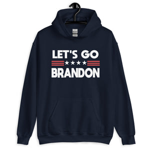 Let's Go Brandon Stars and Bars Hoodie - Libertarian Country