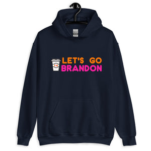 Let's Go Brandon Donut and Coffee Shop Hoodie - Libertarian Country