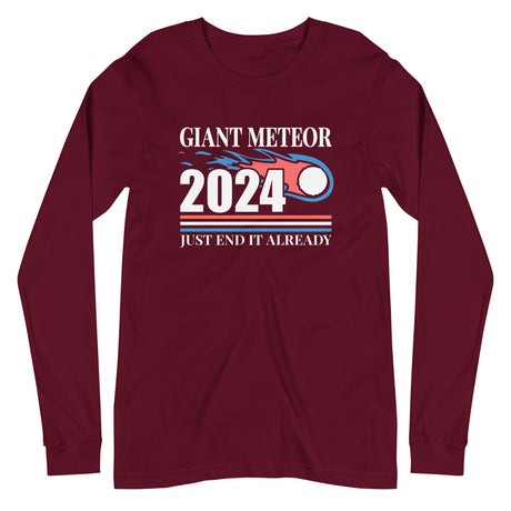 Giant Meteor 2024 Long Sleeve Shirt - Libertarian Country