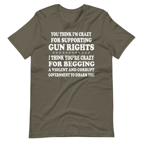 Supporting Gun Rights Shirt - Libertarian Country