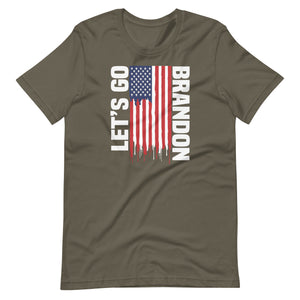 Let's Go Brandon American Flag Horizon Shirt - Libertarian Country