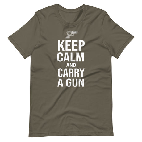 Keep Calm and Carry a Gun Shirt - Libertarian Country