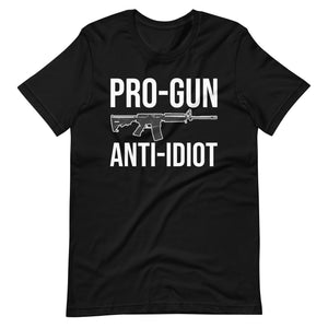 Pro-Gun Anti-Idiot Shirt - Libertarian Country