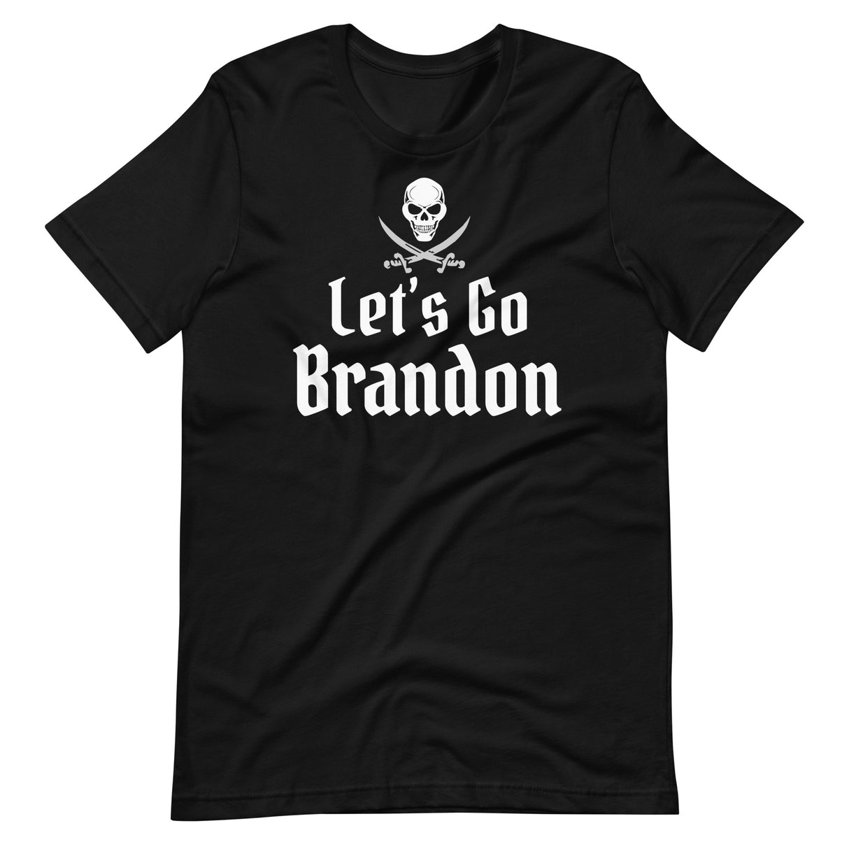 Let's Go Brandon Pirate Skull Shirt - Libertarian Country