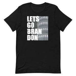 Let's Go Brandon Leaning Tower Shirt - Libertarian Country