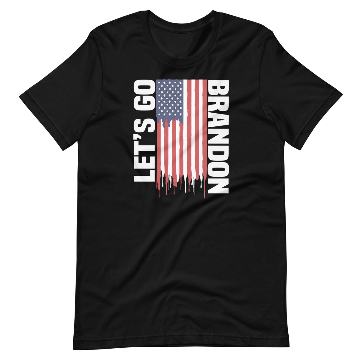 Let's Go Brandon American Flag Horizon Shirt by Libertarian Country