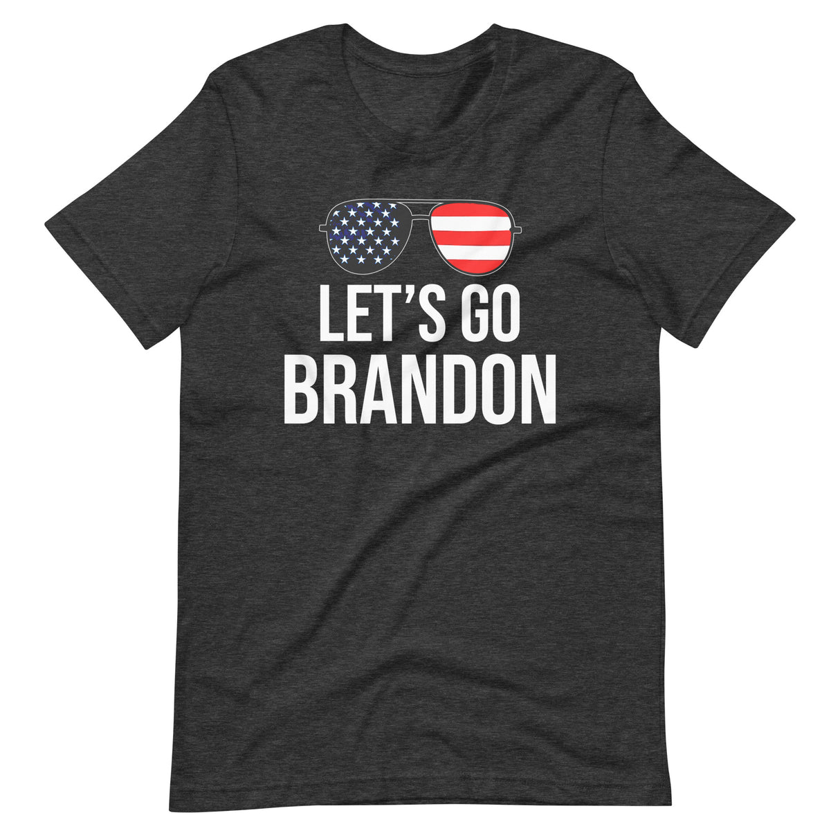 Let's Go Brandon American Flag Sunglasses Shirt - Libertarian Country