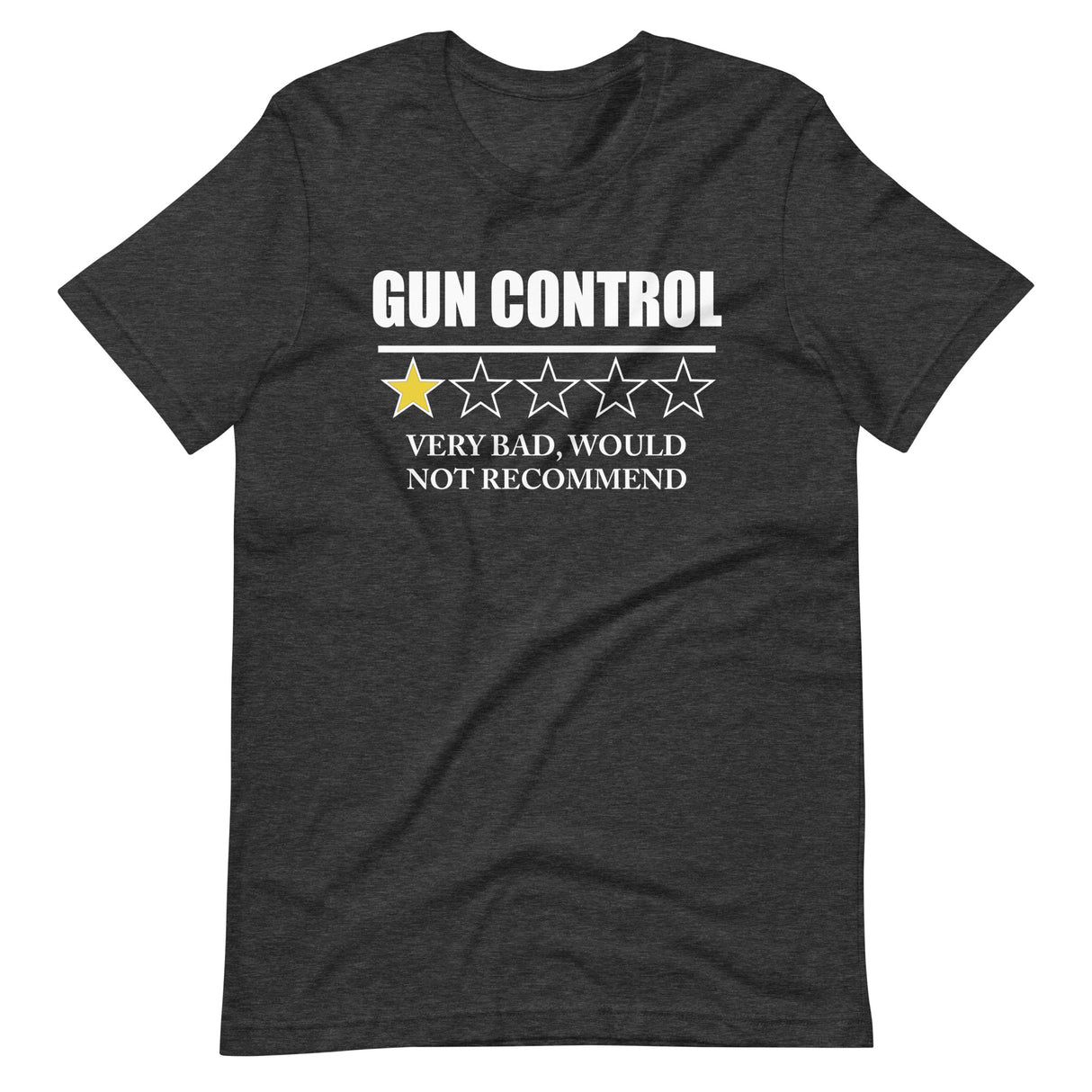 Gun Control Very Bad Would Not Recommend Shirt - Libertarian Country