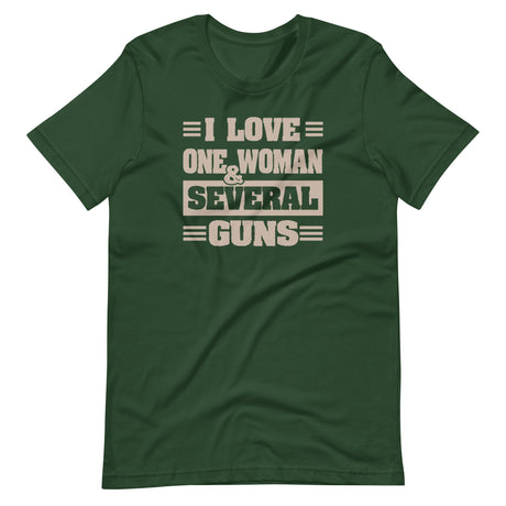 I Love One Woman and Several Guns Shirt - Libertarian Country