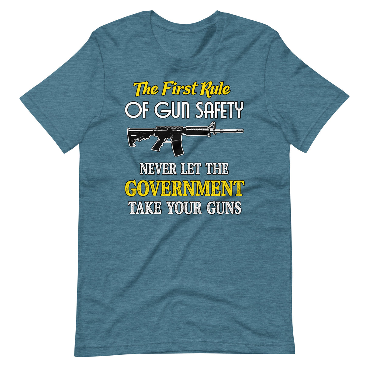 The First Rule of Gun Safety Shirt - Libertarian Country