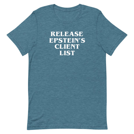 Release Epstein's Client List Shirt - Libertarian Country