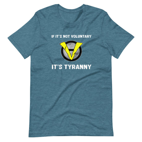 If It's Not Voluntary It's Tyranny Shirt - Libertarian Country