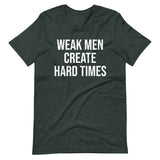 Weak Men Create Hard Times Shirt - Libertarian Country