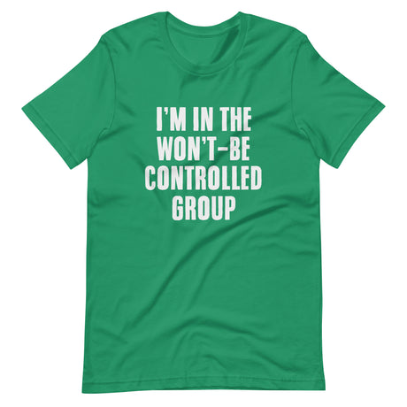 I'm In The Won't Be Controlled Group Shirt - Libertarian Country