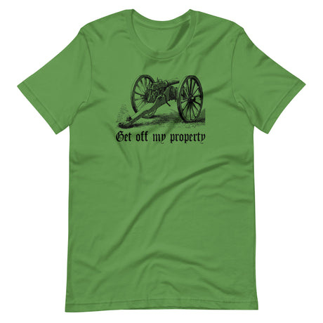 Get Off My Property Montigny Mitrailleuse Shirt - Libertarian Country