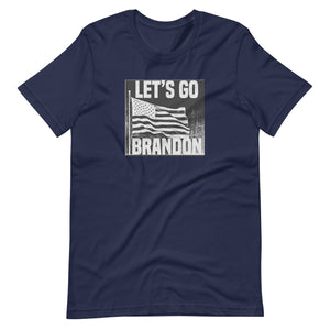 Let's Go Brandon Inverted American Flag Shirt - Libertarian Country
