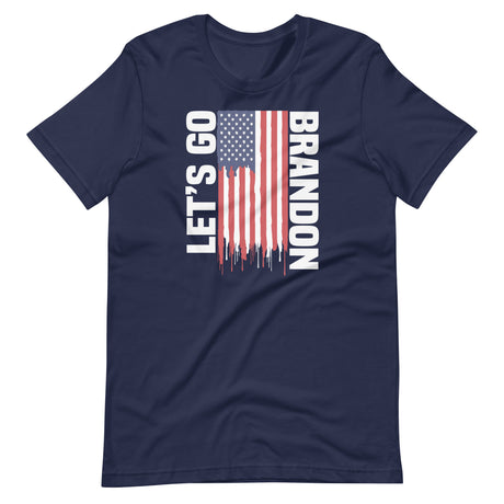 Let's Go Brandon American Flag Horizon Shirt - Libertarian Country