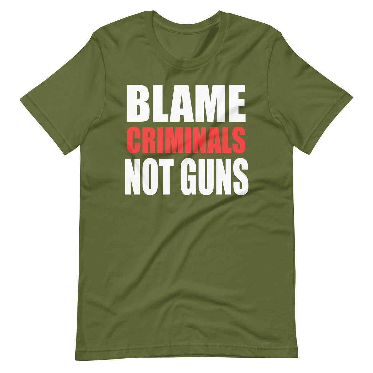 Blame Criminals Not Guns Shirt - Libertarian Country